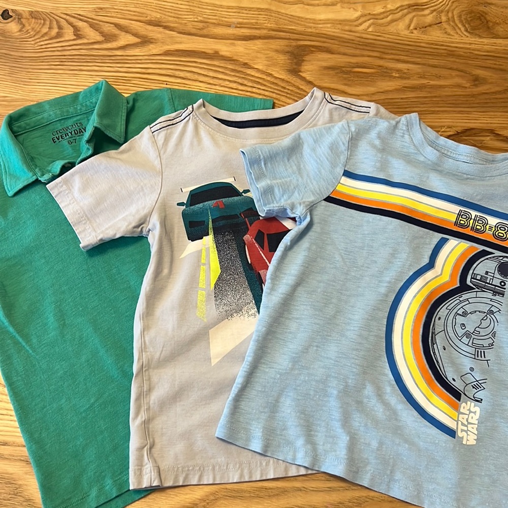 Lot of 3 Boy’s Shirts JCrew, Tea collection, GAP